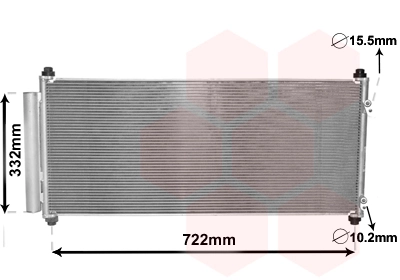 Condenseur, climatisation VAN WEZEL 25005264