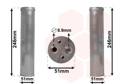 Filtre déshydratant, climatisation VAN WEZEL 4300D094