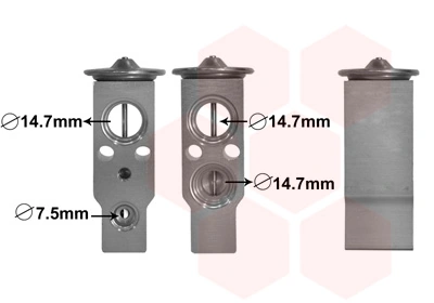 Détendeur, climatisation VAN WEZEL 82001386