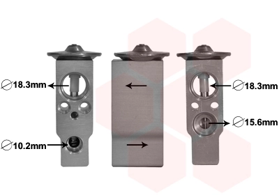 Détendeur, climatisation VAN WEZEL 25001285