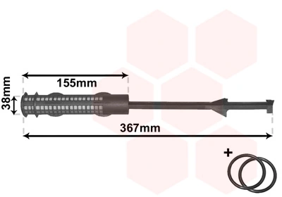 Filtre déshydratant, climatisation VAN WEZEL 3000D359