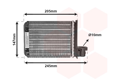 Système de chauffage VAN WEZEL 02006093