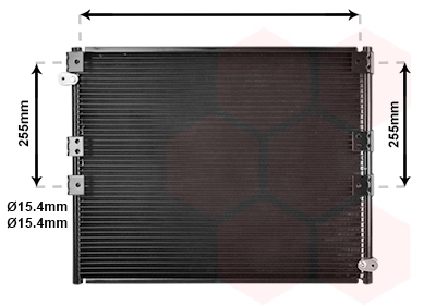 Condenseur, climatisation VAN WEZEL 53005278