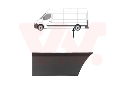 Trim/Protection Strip, quarter panel