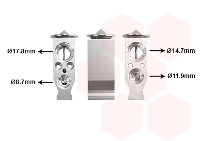 Détendeur, climatisation VAN WEZEL 09001245