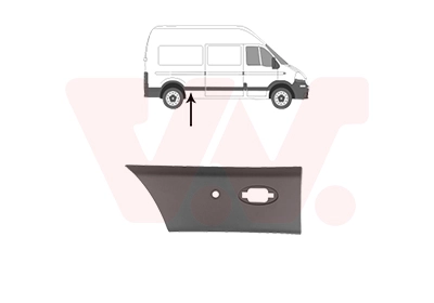 Trim/Protection Strip, quarter panel