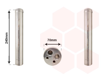 Filtre déshydratant, climatisation VAN WEZEL 1300D301