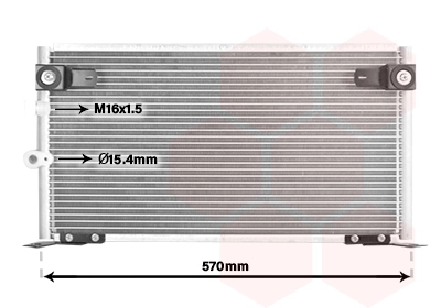 Condenseur, climatisation VAN WEZEL 53005585