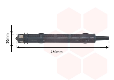 Filtre déshydratant, climatisation VAN WEZEL 4300D431