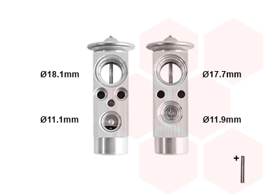 Détendeur, climatisation VAN WEZEL 30001124