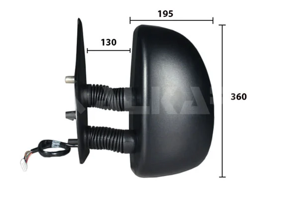 Rétroviseur extérieur ALKAR 9256961 1325629080 8149J6 8149J7 Vue produit 1