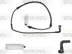 Warning Contact, brake pad wear