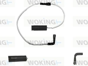 Warning Contact, brake pad wear