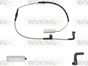 Warning Contact, brake pad wear