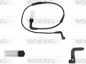 Warning Contact, brake pad wear