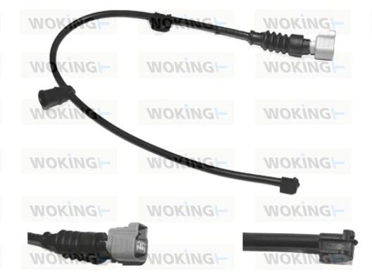 Warning Contact, brake pad wear