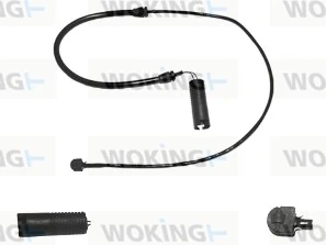 Warning Contact, brake pad wear