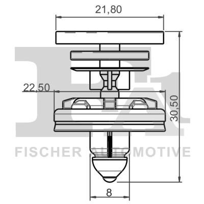 Kit de clip de fixation, revêtement intérieur FA1