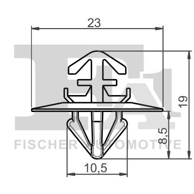 Clip, trim/protection strip
