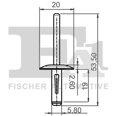 Assortiment, rivets aveugles FA1