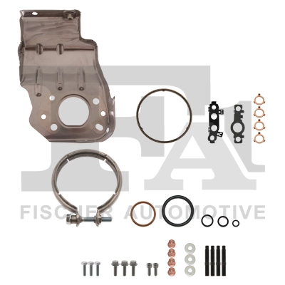 ZESTAW MONTAŻOWY TURBOSPRĘŻARKI PEUGEOT 208 1.2THP 13- 33 ELEM.