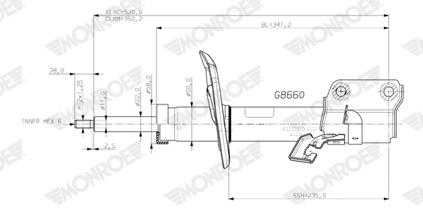 MONROE G8660