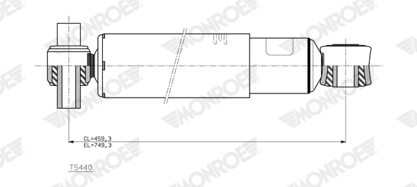 Amortisseur MONROE T5440