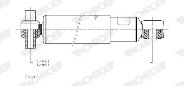 Amortisseur MONROE T5469