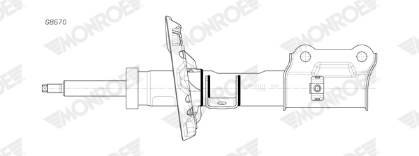 Amortisseur MONROE G8670