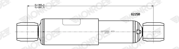 Amortisseur MONROE G2258