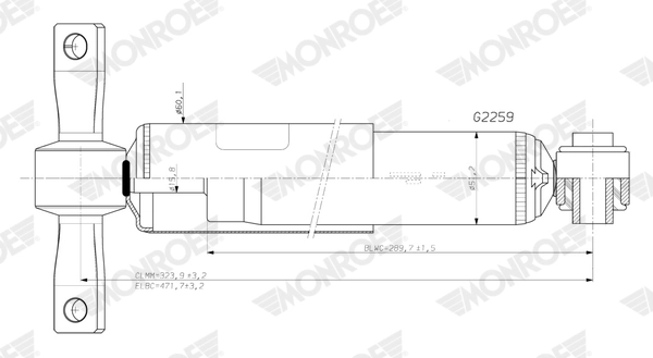 MONROE G2259
