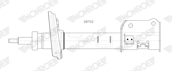 MONROE G8702 — Амортизатор газомасляний