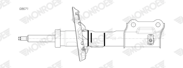 Amortisseur MONROE G8671