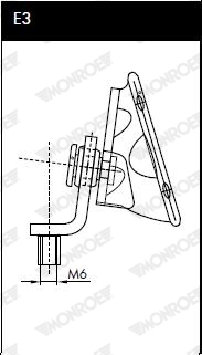 Vérin de hayon, de coffre MONROE ML5088