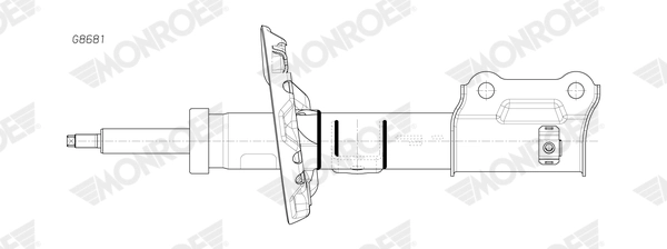 Amortisseur MONROE G8681