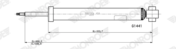 Amortisseur MONROE G1441