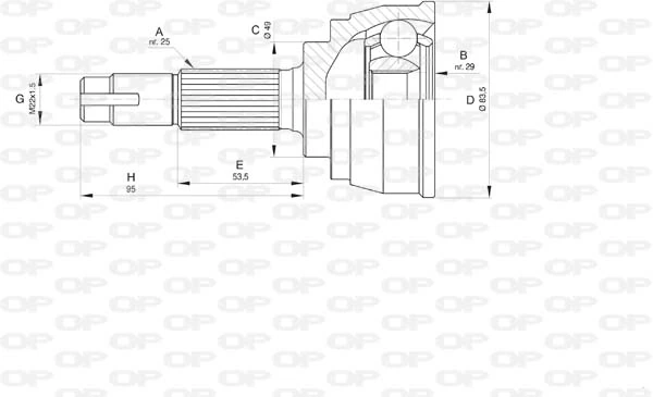 Joint Kit, drive shaft