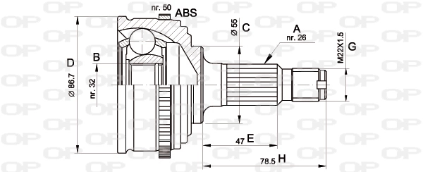 Joint Kit, drive shaft