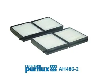 Filtre, air de l'habitacle PURFLUX AH486-2