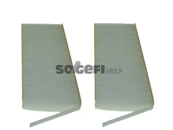 Filtre, air de l'habitacle PURFLUX AH387-2