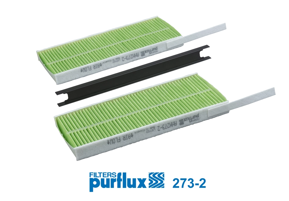Filtre, air de l'habitacle PURFLUX AHH273-2