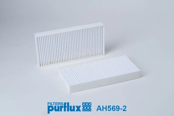 Filtre, air de l'habitacle PURFLUX AH569-2