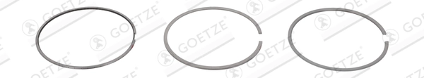 Jeu de segments de pistons GOETZE ENGINE 08-453900-00