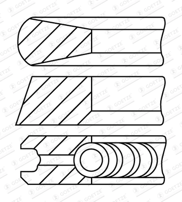 Piston ring set — SM Original GmbH