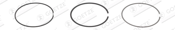 Jeu de segments de pistons GOETZE ENGINE 08-441900-00