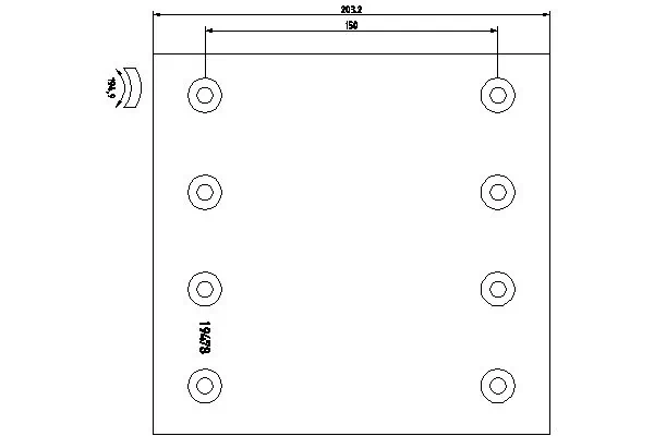 Garniture de frein, frein à tambour TEXTAR 19478