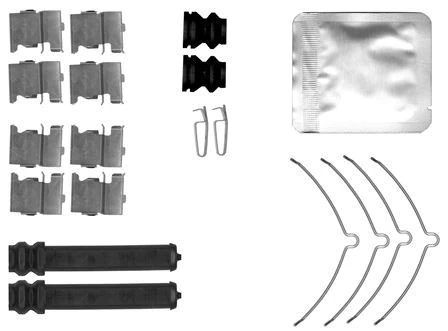 Kit d'accessoires, plaquette de frein a disque
