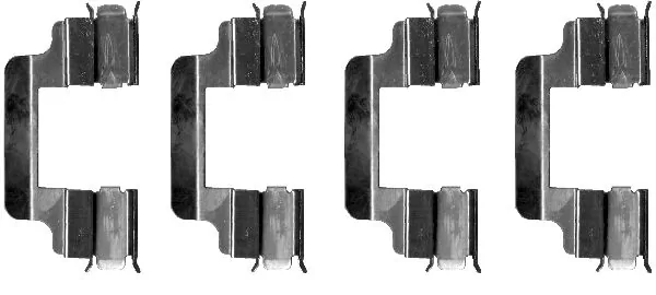 Kit d'accessoires, plaquette de frein a disque