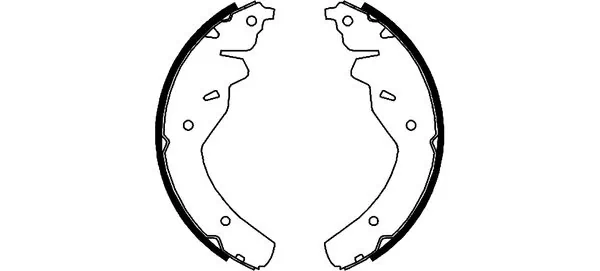 Jeu de mâchoires de frein TEXTAR 91055900