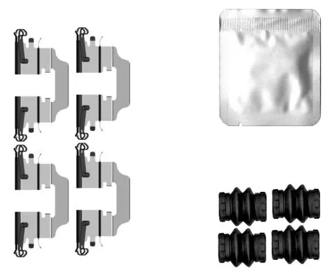 Kit d'accessoires, plaquette de frein a disque